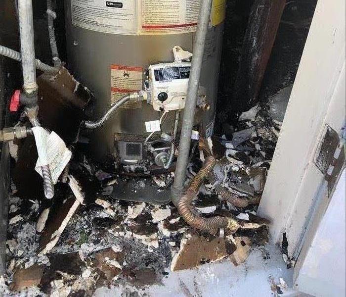 Water heater fire in San Jose, CA