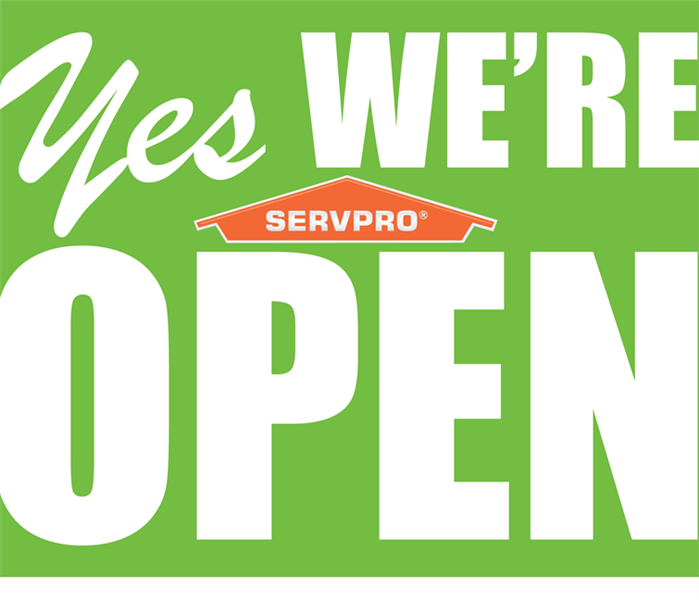 We are open.